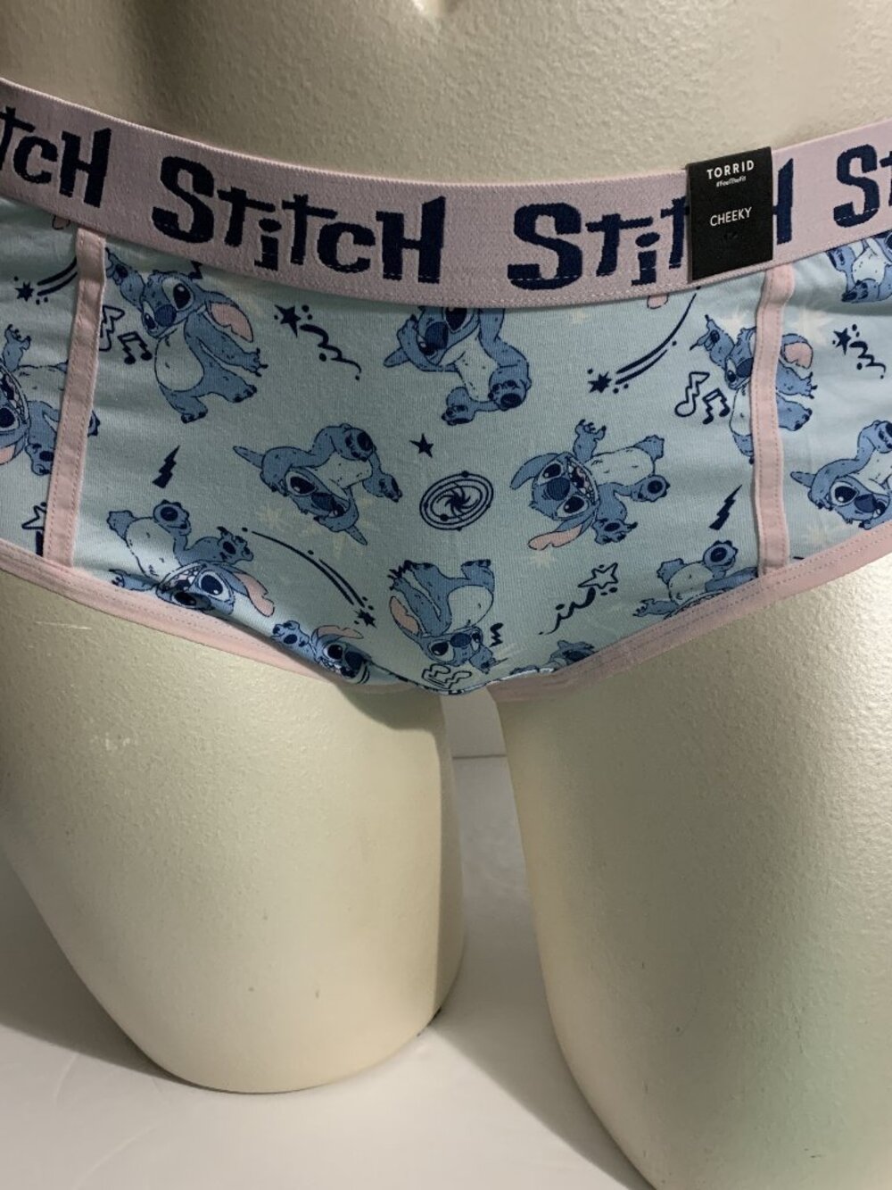 Torrid Cheeky Panties Underwear Disney Lilo & Stitch Dancing Blue Plus 2 18 20